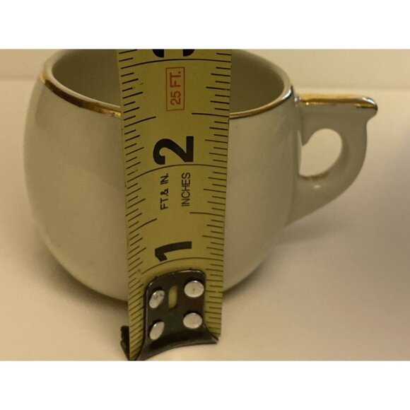 Vtg Hall Tom & Jerry Ball Shaped Replacement Punch Cup Gold Trim - Picture 13 of 14